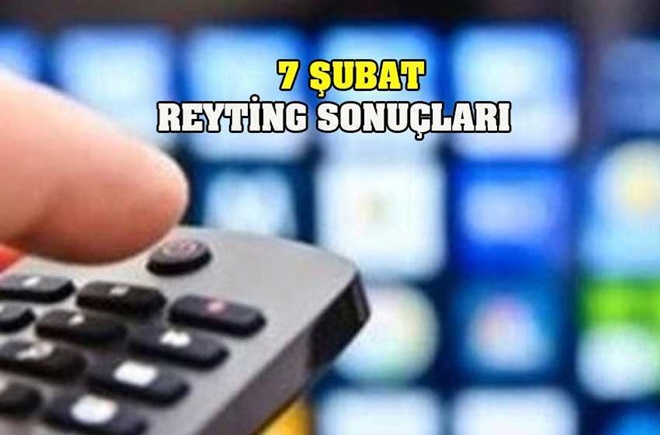 7 Şubat Pazartesi reyting sonuçları belli oldu mu?