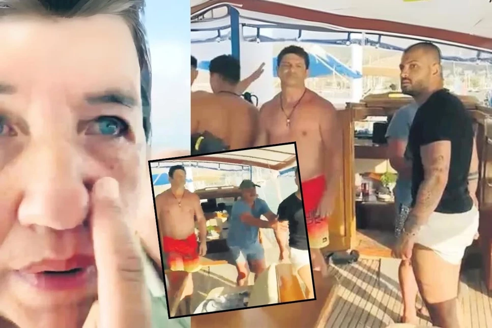 Modacı Tolga Çam, tekne sahiplerini darp etti