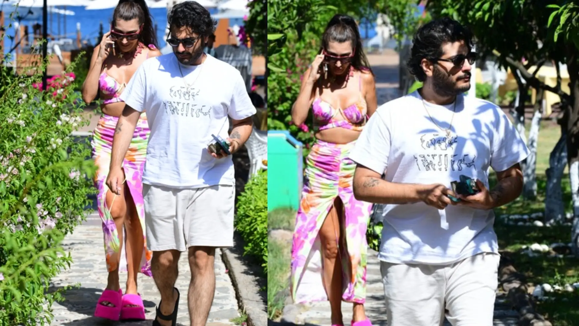 Hande Yener rapçi sevgilisi ile tatilde!