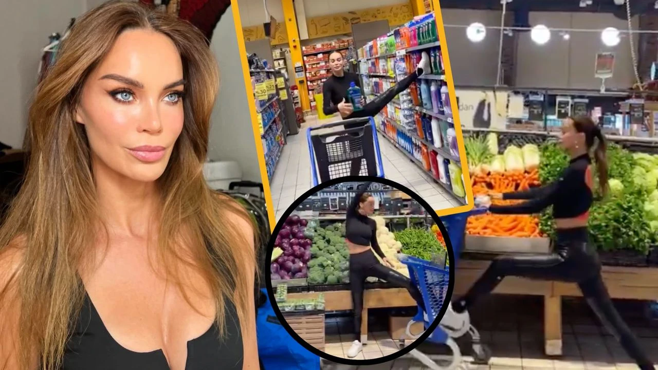 Ebru Şallı etkileşim için ne yapacağını şaşırdı: Markette pilatese tepki yağdı!