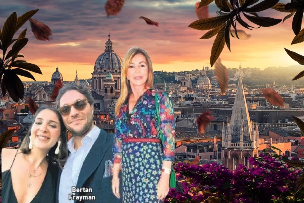 Natalie Garih, iş insanı sevgilisi Bertan Frayman ile Roma'da nişanlandı
