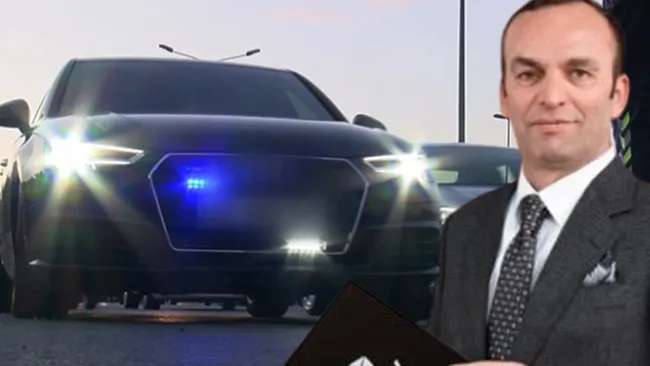 Gözaltındaki iş insanının kullandığı çakarlı aracın sahibi şoke etti