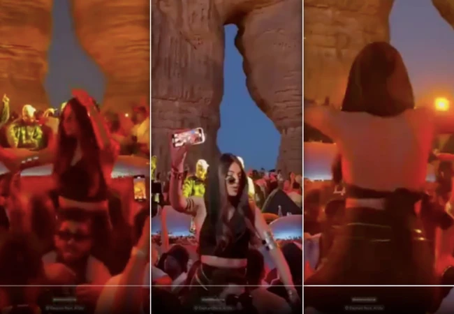 Medine’de Ashab-ı Hicr bölgesinde skandal parti infial yarattı!