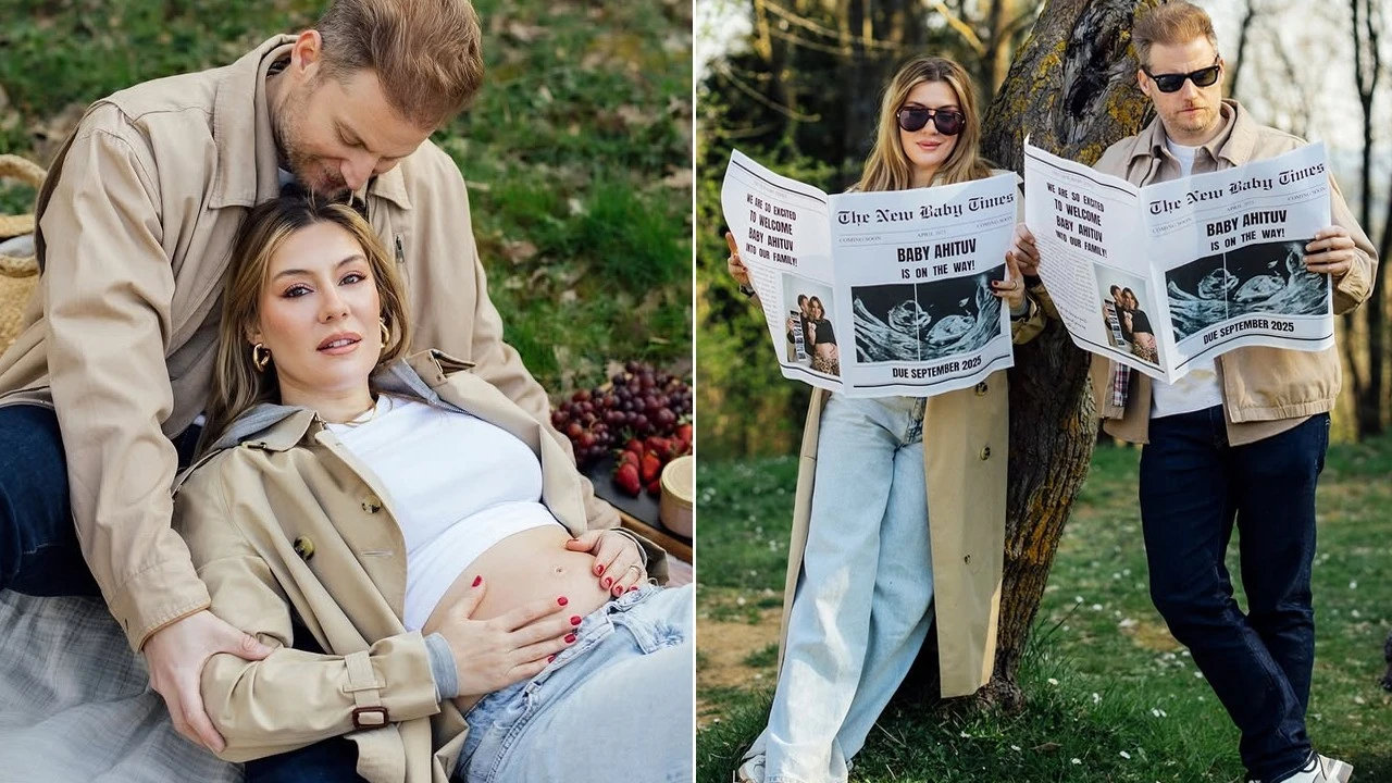 Ege Kökenli bebek heyecanını paylaştı