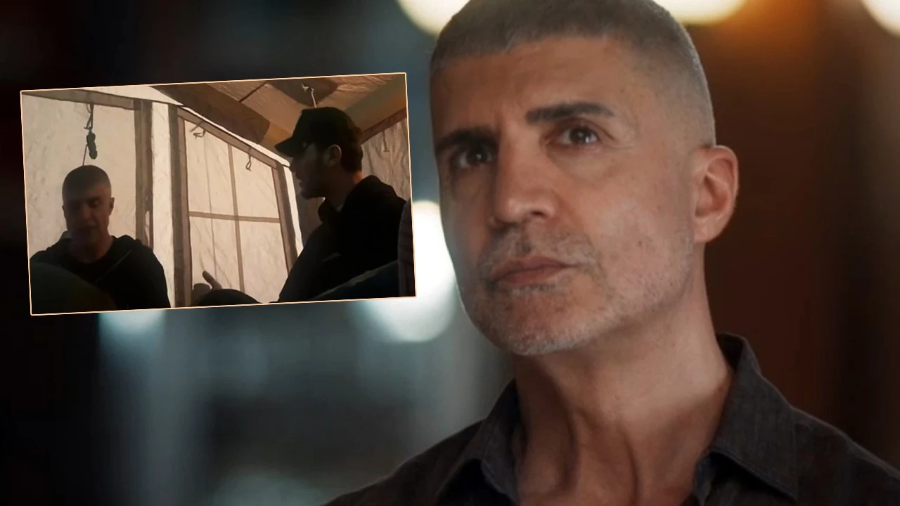 Özcan Deniz geceyi çadırda geçirdi