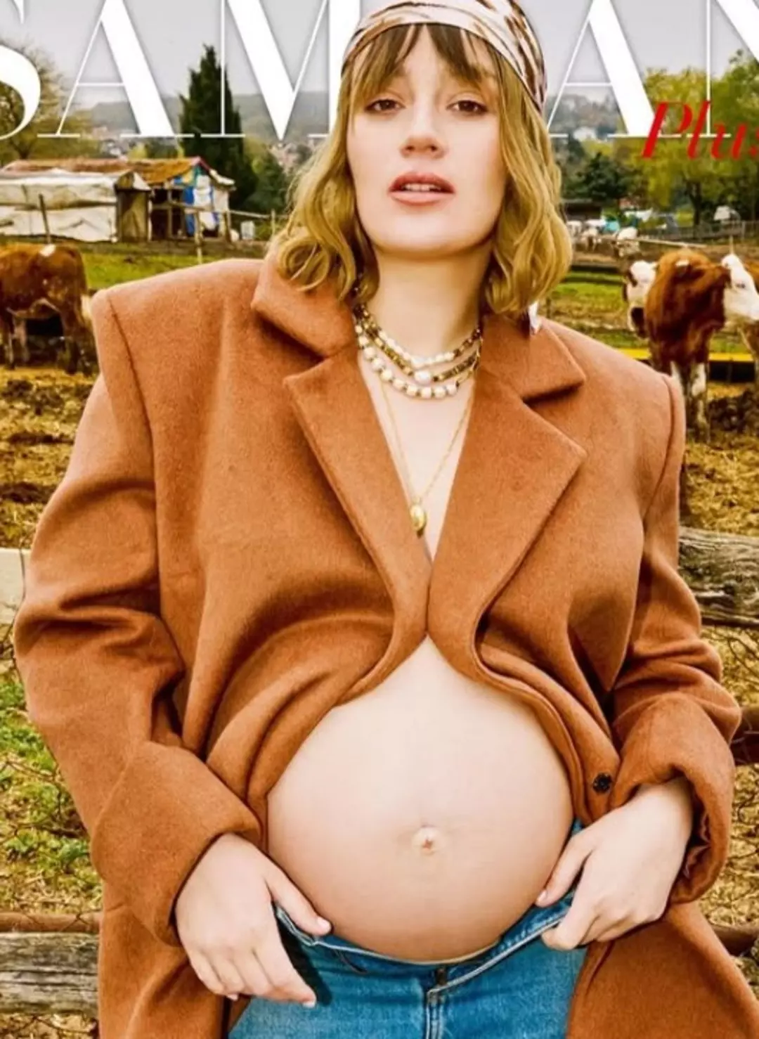 Gizem Karaca'dan Hamilelik Işıltısı: Dergi Çekiminden Özel Kareler