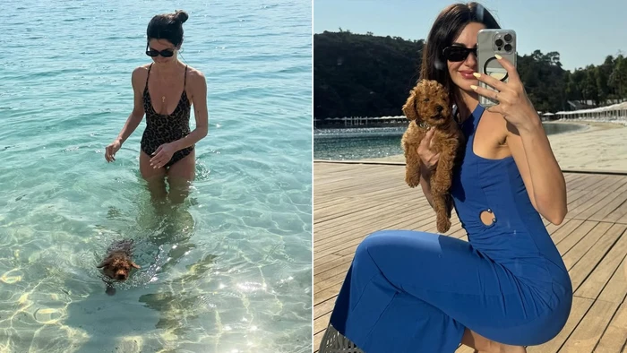 Nesrin Cavadzade tek başına tatilinden fotoğraflar paylaştı