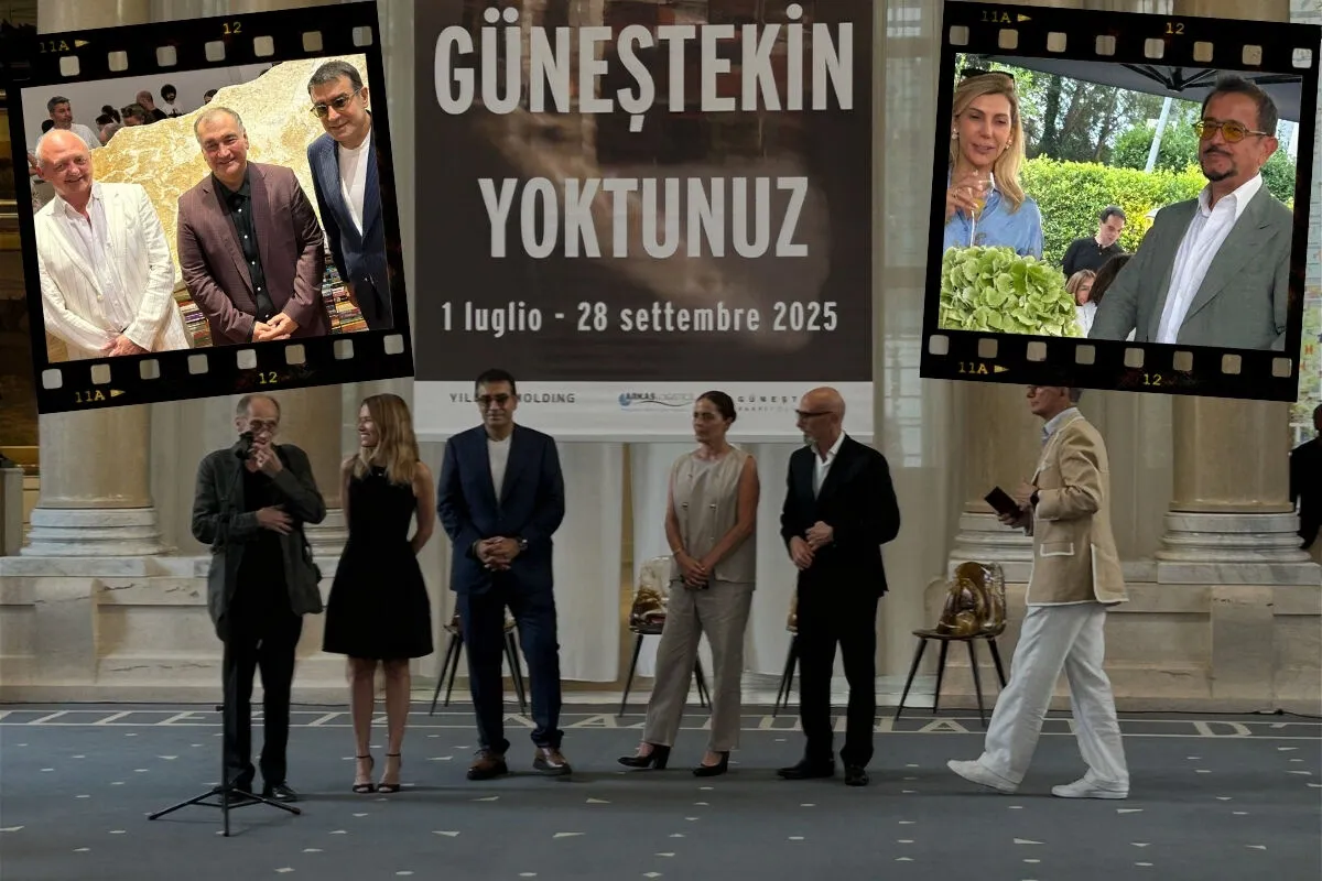 Ahmet Güneştekin’in Roma’daki Yoktunuz adlı sergisi Türk iş dünyasının patronlarını buluşturdu