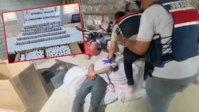 İstanbul’da Dev Uyuşturucu Operasyonu: 5 Milyonluk Hap ve 256 Kilo Ham Madde Ele Geçirildi