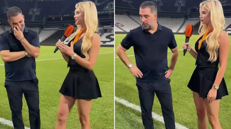 Arda Turan’ın Röportajında Göz Teması Krizi! Aslıhan Doğan Turan Sessizliği Bozdu