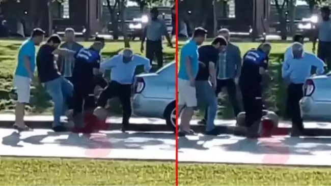 Samsun'da çıplak vatandaş vakası! Tekme tokat dövdüler...