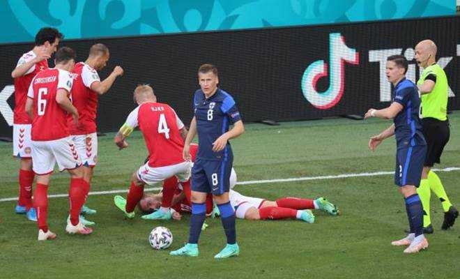 Eriksen'in kalbi durdu, maç ertelendi! EURO 2020'de kahreden anlar!