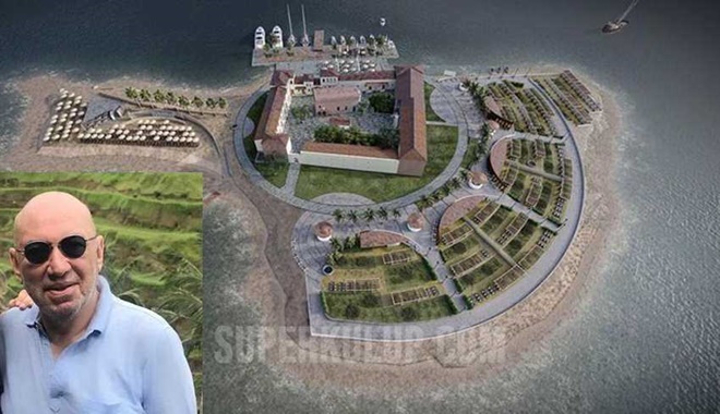 Emlak Kralı Dikran Masis'in 'Keyif adası'na bilirkişiden ret!