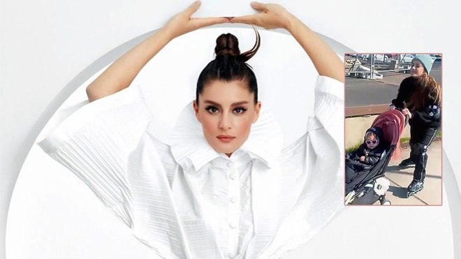 Atiye'den sevimli kızıyla ilk fotoğraf