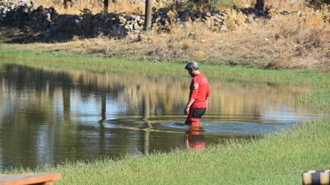Bodrum'da tüyler ürperten ölüm! Belediye çalışanı gölette ölü bulundu