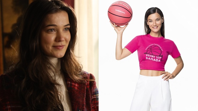 Bu yıl pembe top Pınar Deniz'de