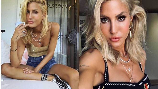 Çağla Şıkel'den sütyenli poz!