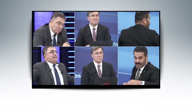 Canlı yayında ilginç anlar! 