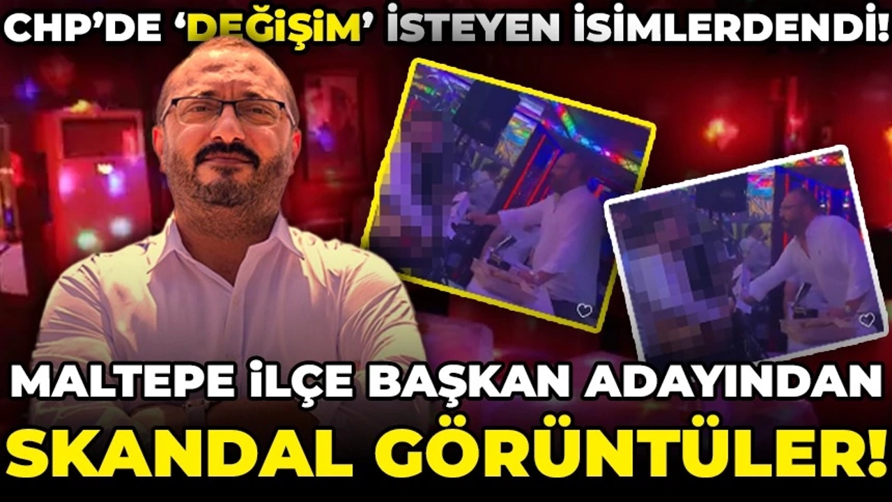 CHP Maltepe İlçe Başkan adayı Olcay Yılmaz pavyonda görüntülendi