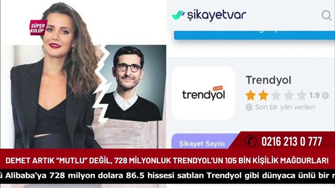 DEMET MUTLU'NUN KURUCUSU OLDUĞU TRENDYOL HAKKINDA ZEHİR ZEMBEREK PAYLAŞIM