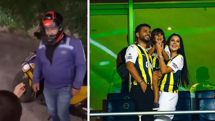 Dilan Polat kuryeyi çağırıp oğluna altın verdirdi