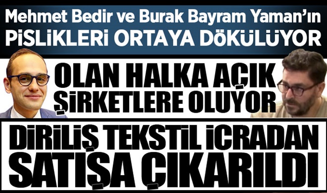 Diriliş Tekstil fabrikası icradan satışa çıkarıldı