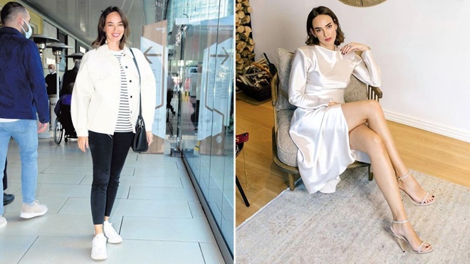 Elbisesine sığamayan Seda Bakan kendisiyle dalga geçti