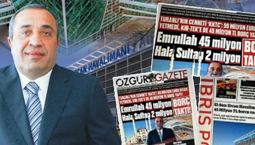 Emrullah Turanlı, KKTC'ye 45 milyon lira elektrik borcunu ödemedi