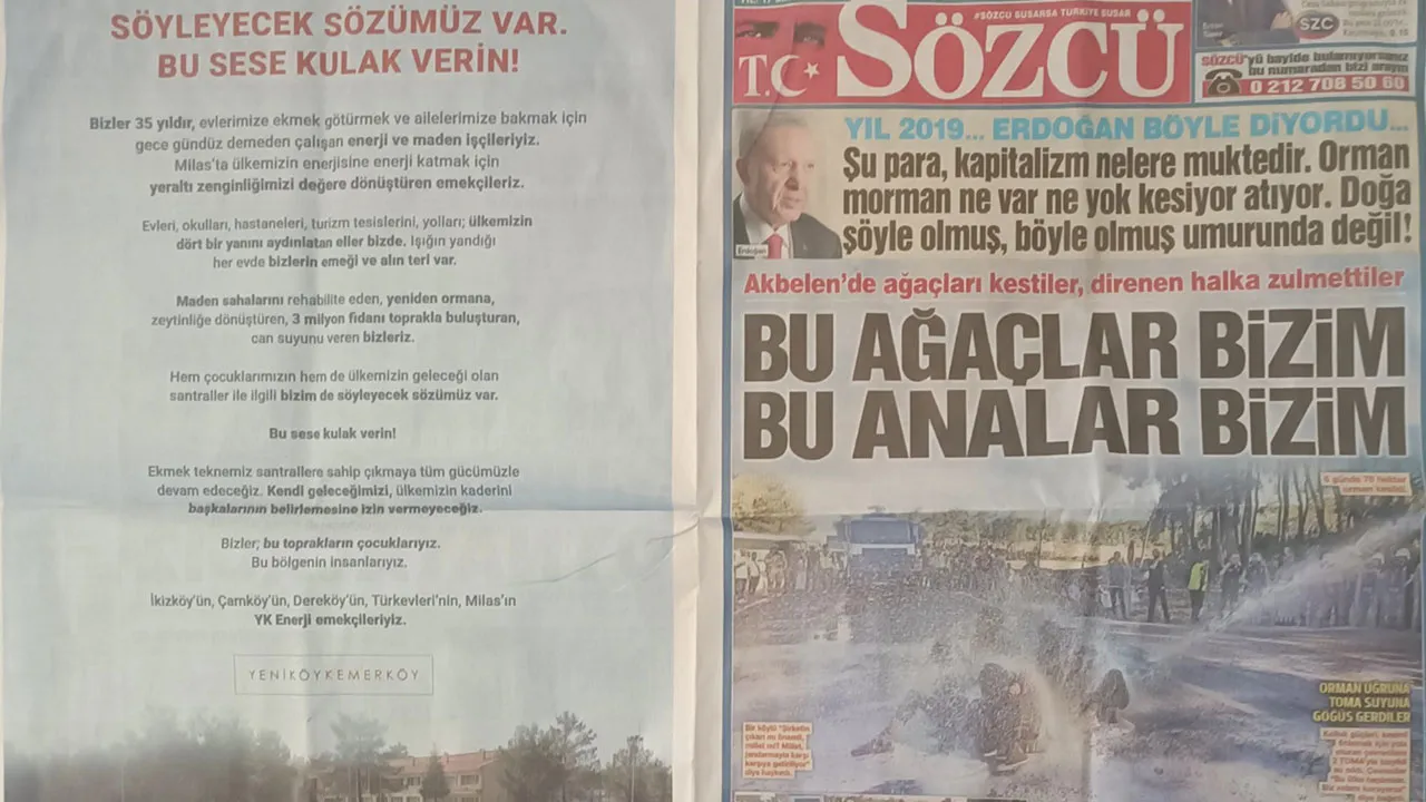 Para sen nelere kadirsin! Manşetinde vurdu, arka kapağına reklam aldı