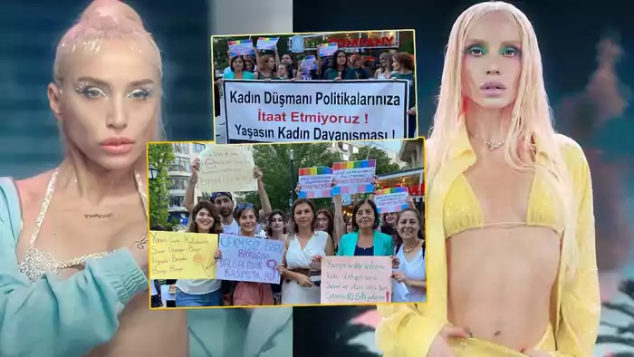 Kadınlardan Gülşen'e destek: 