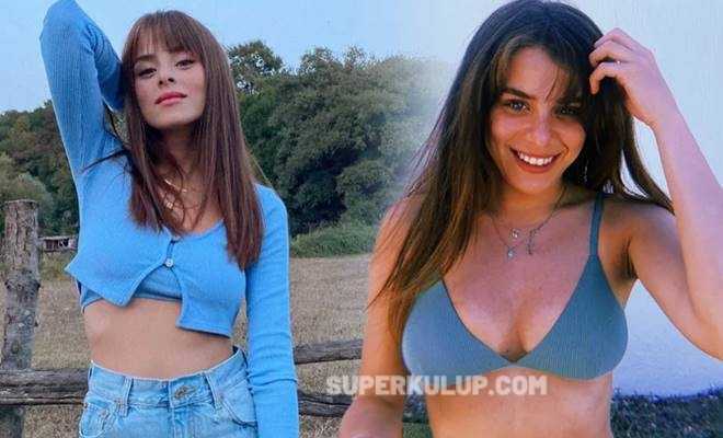 İlayda Alişan bikinisi ile sere serpe karpuz yedi!