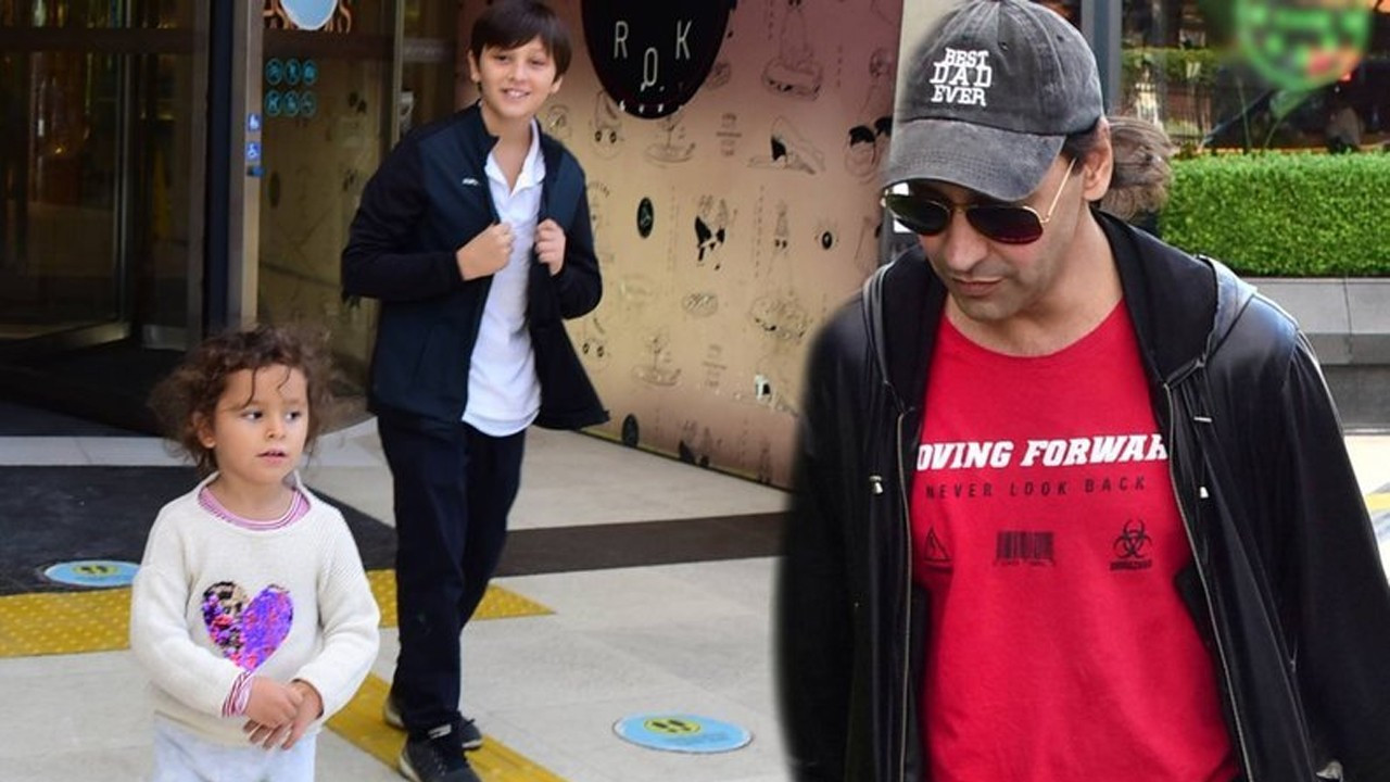 Kaan Tangöze çocuklarıyla görüntülendi