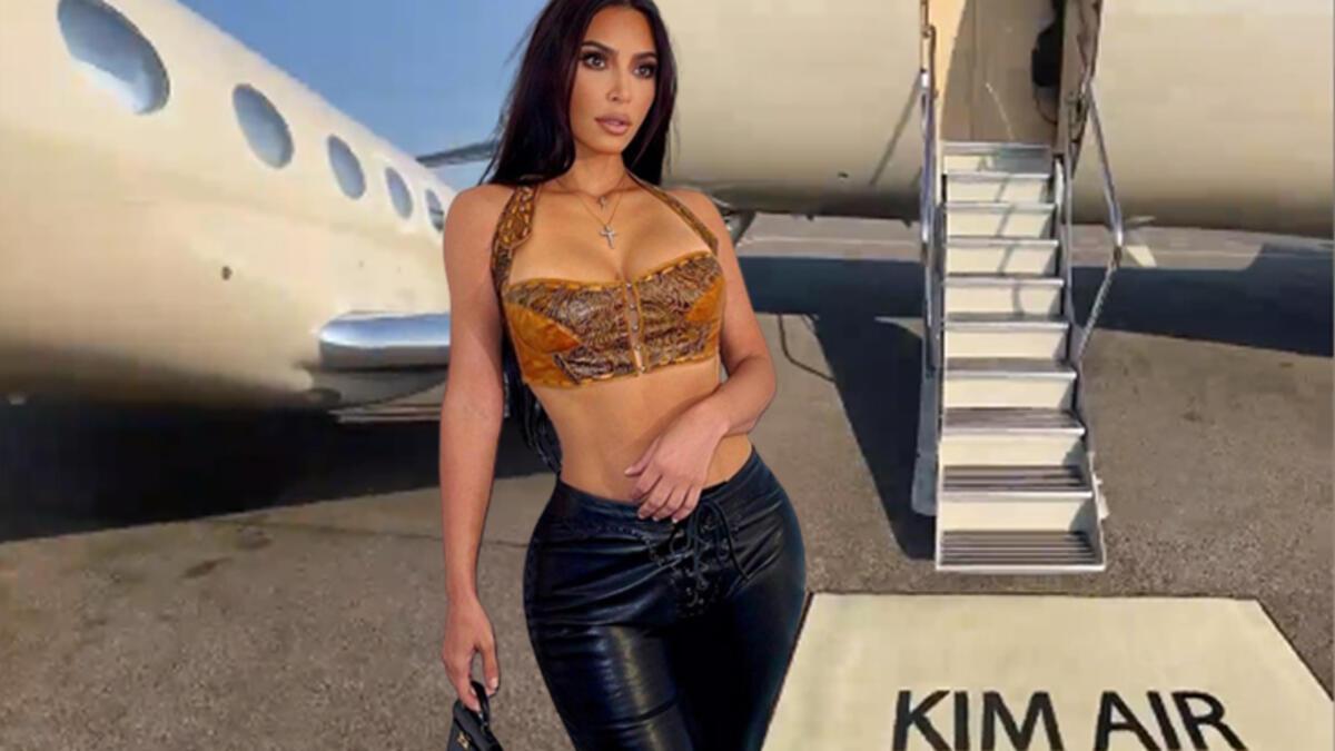 Kim Kardashian 95 milyon dolara jet aldı! Sıfırdan dekore etti