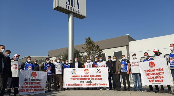 Manisa Sun Tekstil’de işyeri temsilcisi işten çıkartıldı