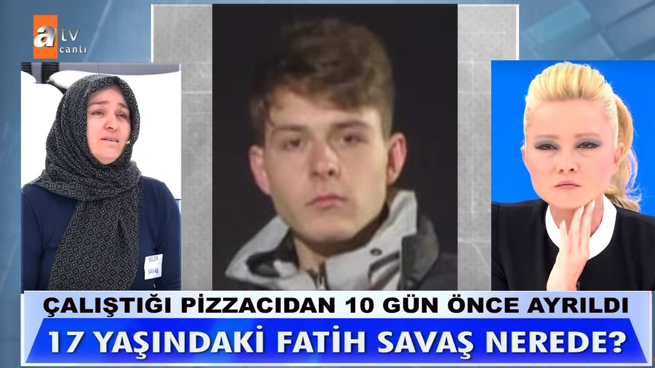 Müge Anlı'nın programında aranan Fatih'ten acı haber geldi