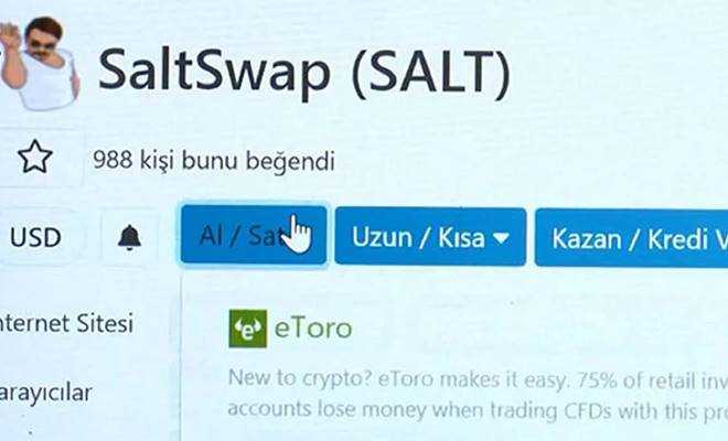 Nusret'in meşhur 'Salt Bae' hareketi kripto para oldu