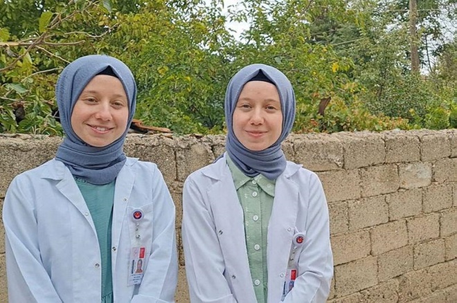 Sağlık ordusunun ikiz kahramanları