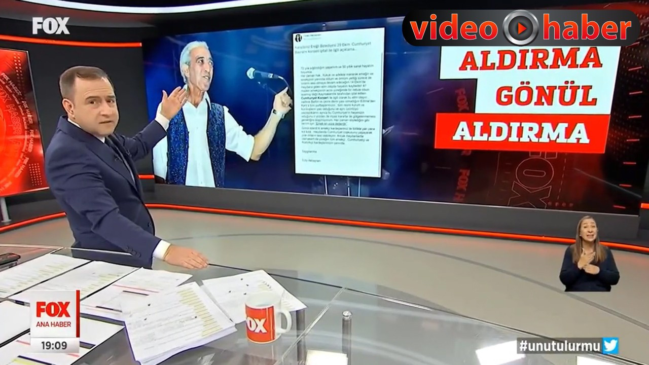 Selçuk Tepeli'den Zonguldak'taki 29 Ekim konserinin iptal edilmesine tepki