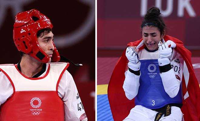 Tokyo'da tekvandodan art arda iki madalya geldi